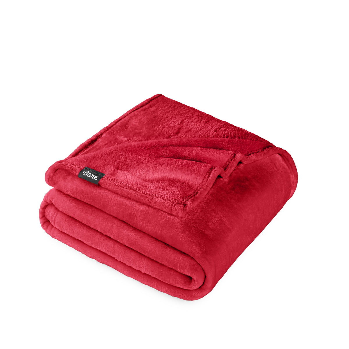 Microplush blanket folded neatly