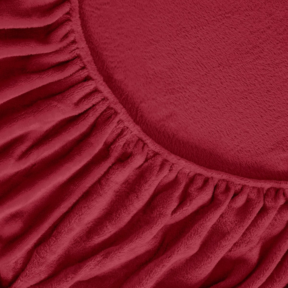 Close-up of a fitted sheet