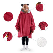 Close up of features of the wearable blanket