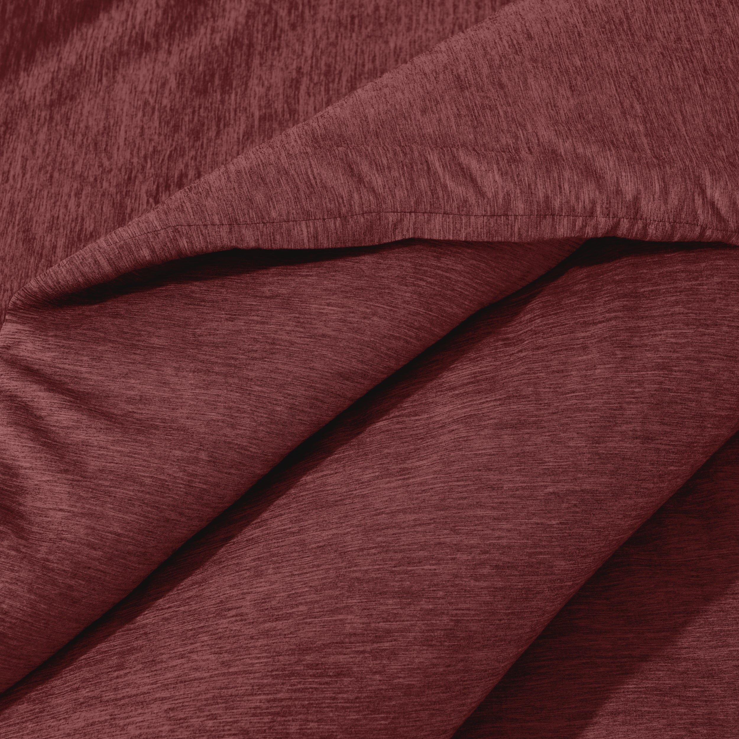 Close-up of comforter on a bed