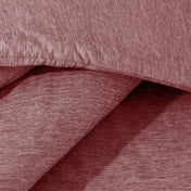 Close-up of a heathered comforter