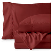 Microfiber sheets folded neatly