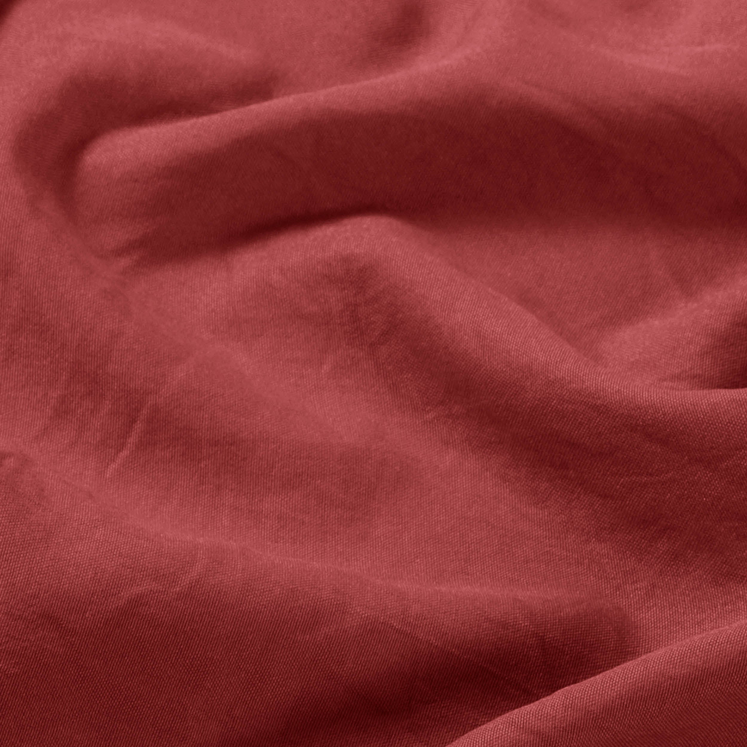 Close-up of washed fabric with visible texture