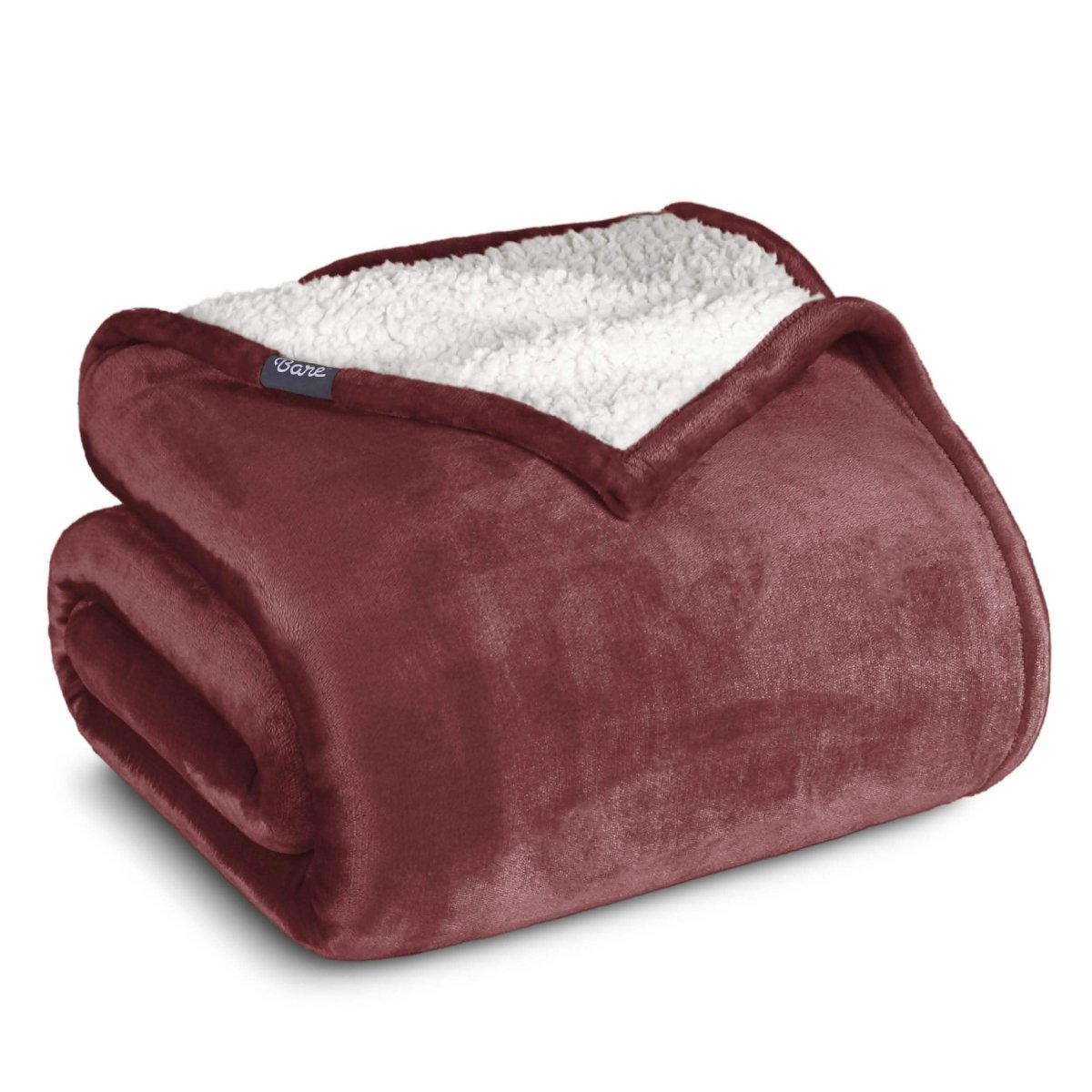Sherpa blanket folded
