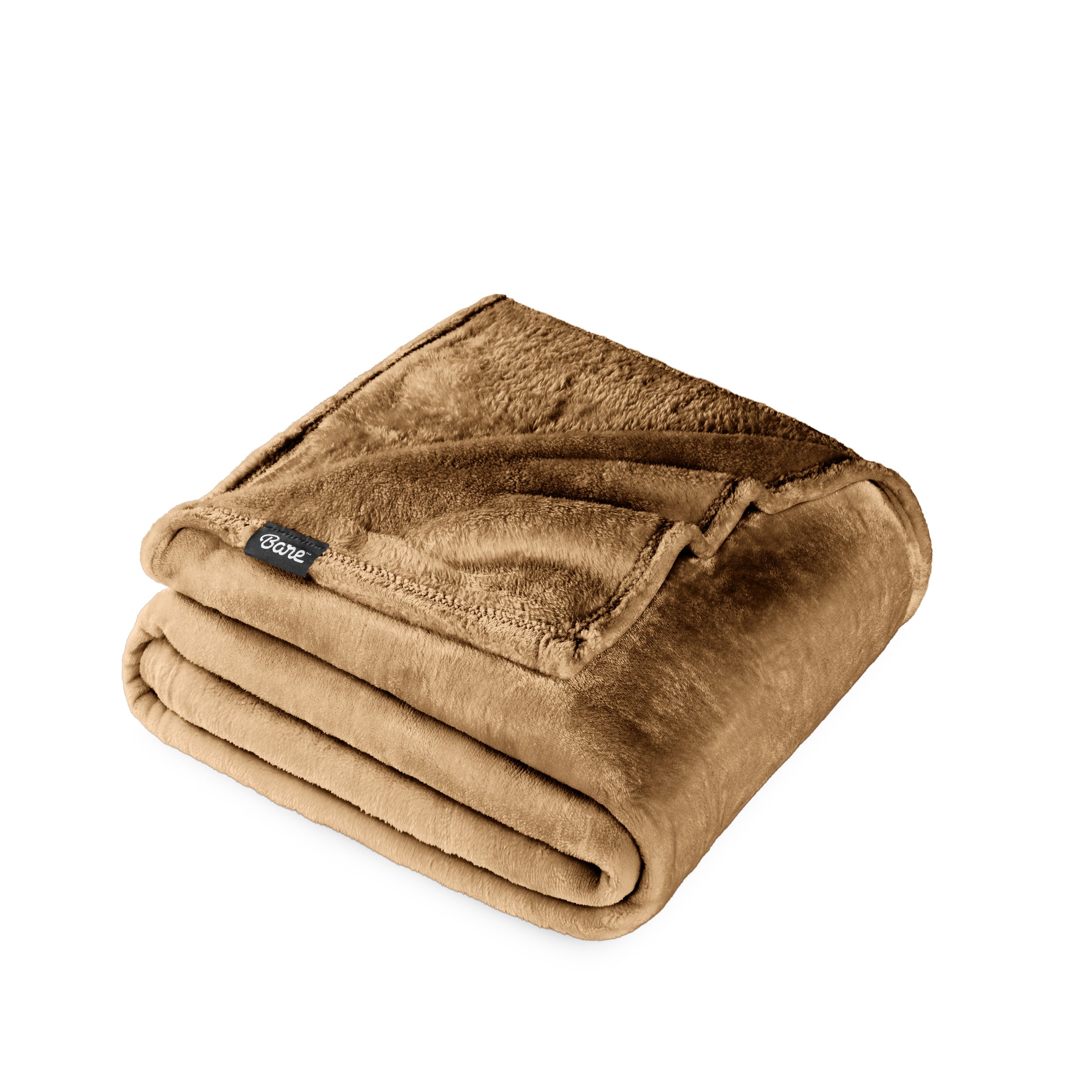 Microplush blanket folded neatly