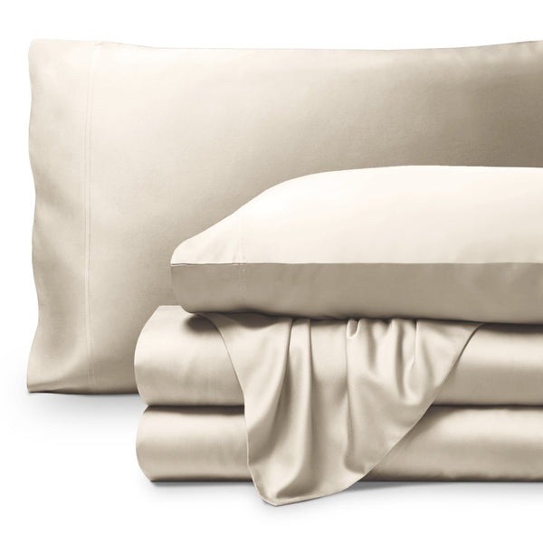 Bamboo Sheets folded and stacked neatly