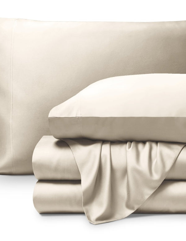 Bamboo Sheets folded and stacked neatly