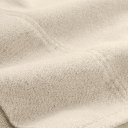 Close-up of a flannel sheet with soft texture