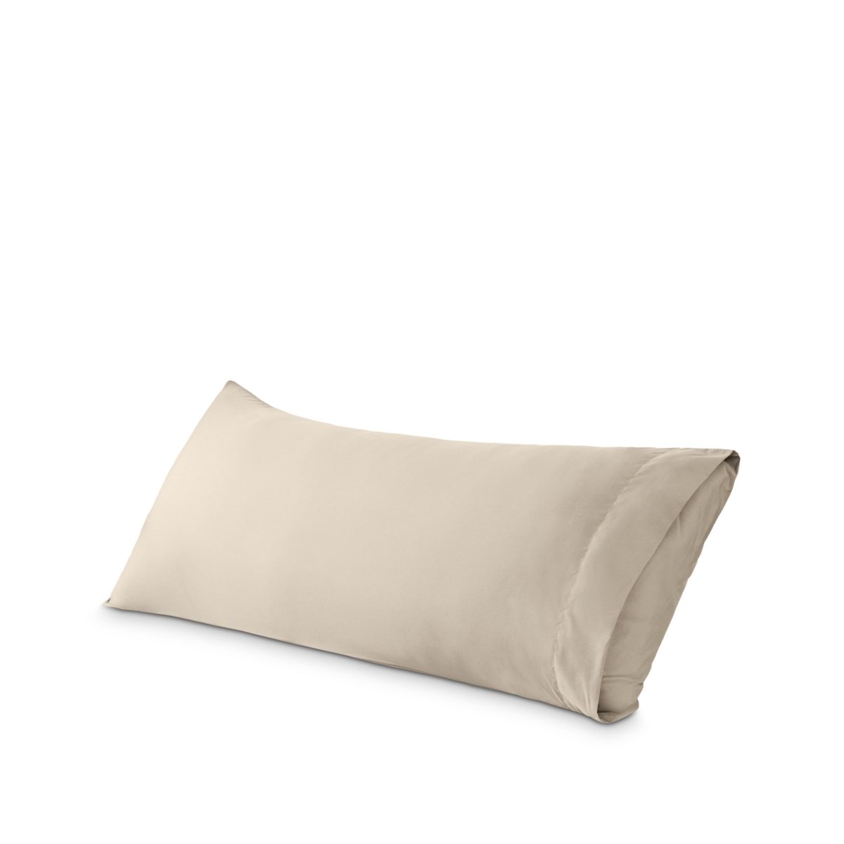Body pillowcase on a pillow with a white background