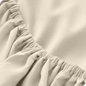 Close-up of fitted sheet
