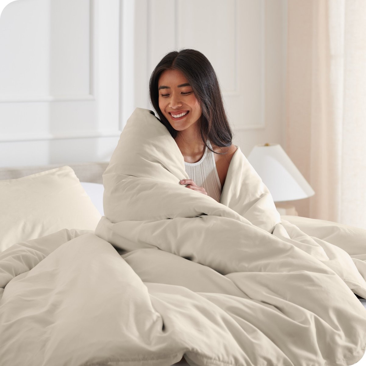 Microfiber Duvet Cover & Sham Set - Oversized Queen - Bare Home