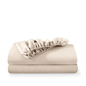 2 ultra soft fitted sheets folded and stacked
