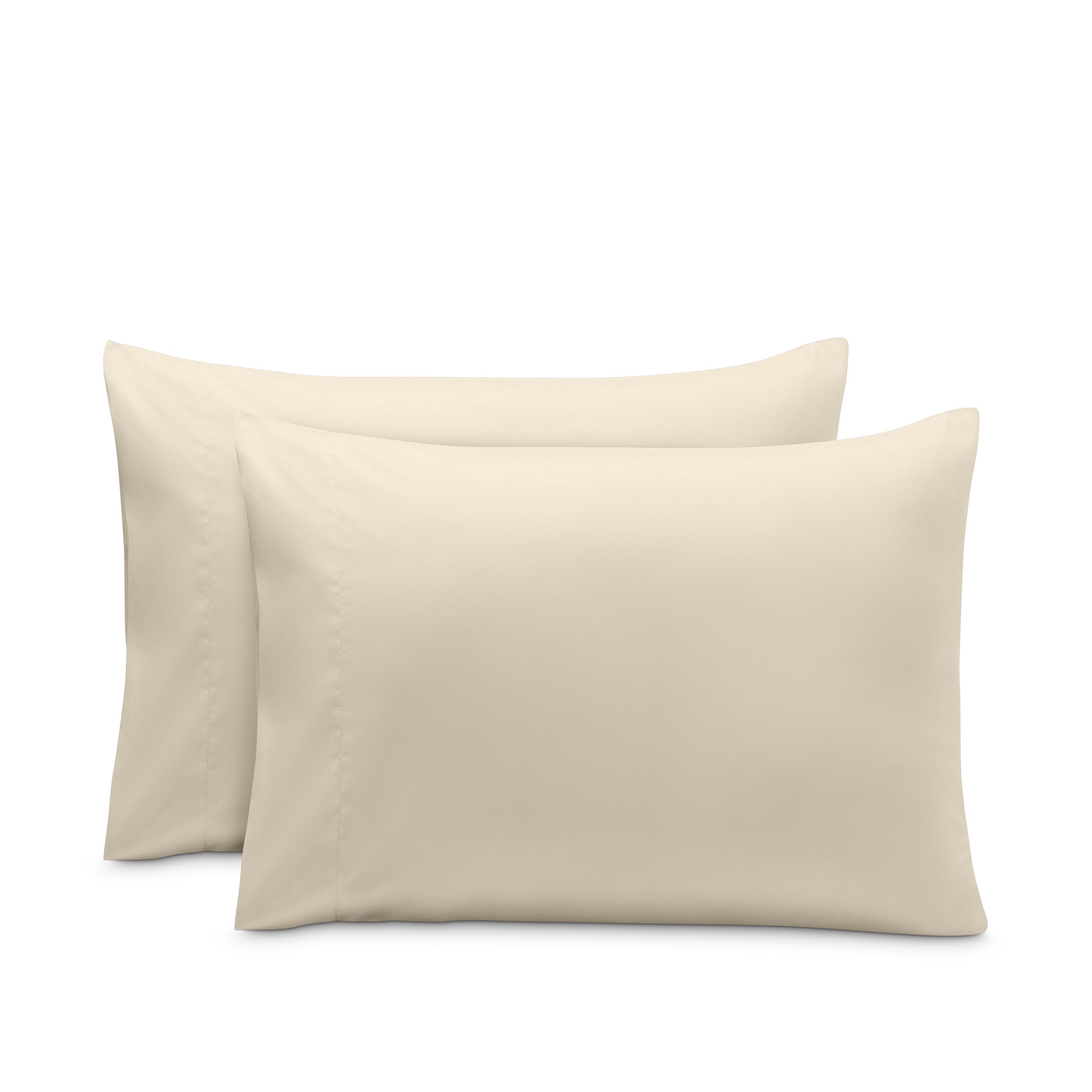2 pillowcases on pillows