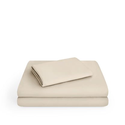 Microfiber stretch sheet set folded
