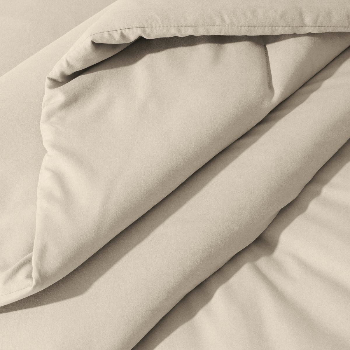 Close-up of comforter on a bed