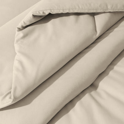 Close-up of comforter on a bed