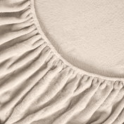 Close-up of a fitted sheet