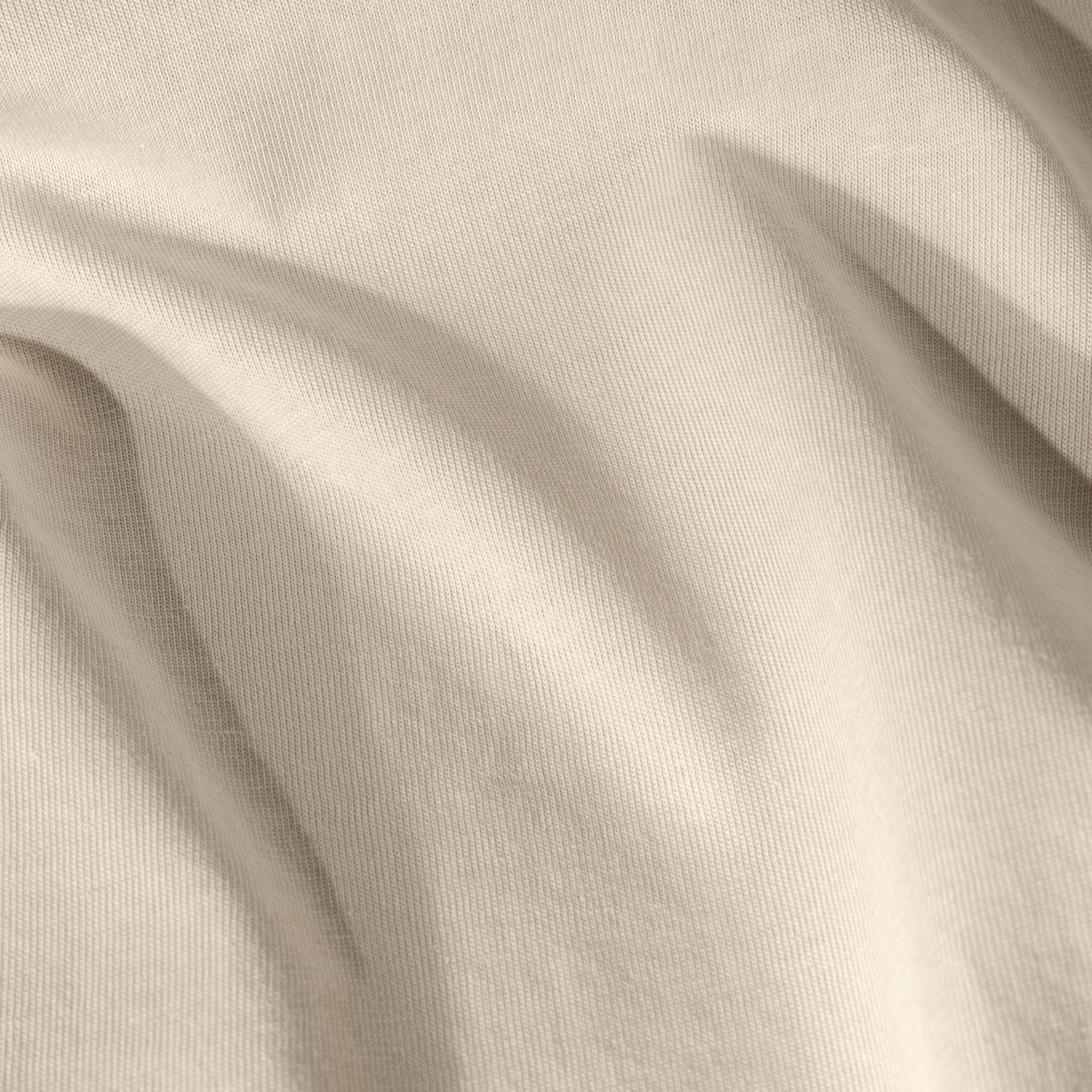 Close-up of jersey fabric with folds