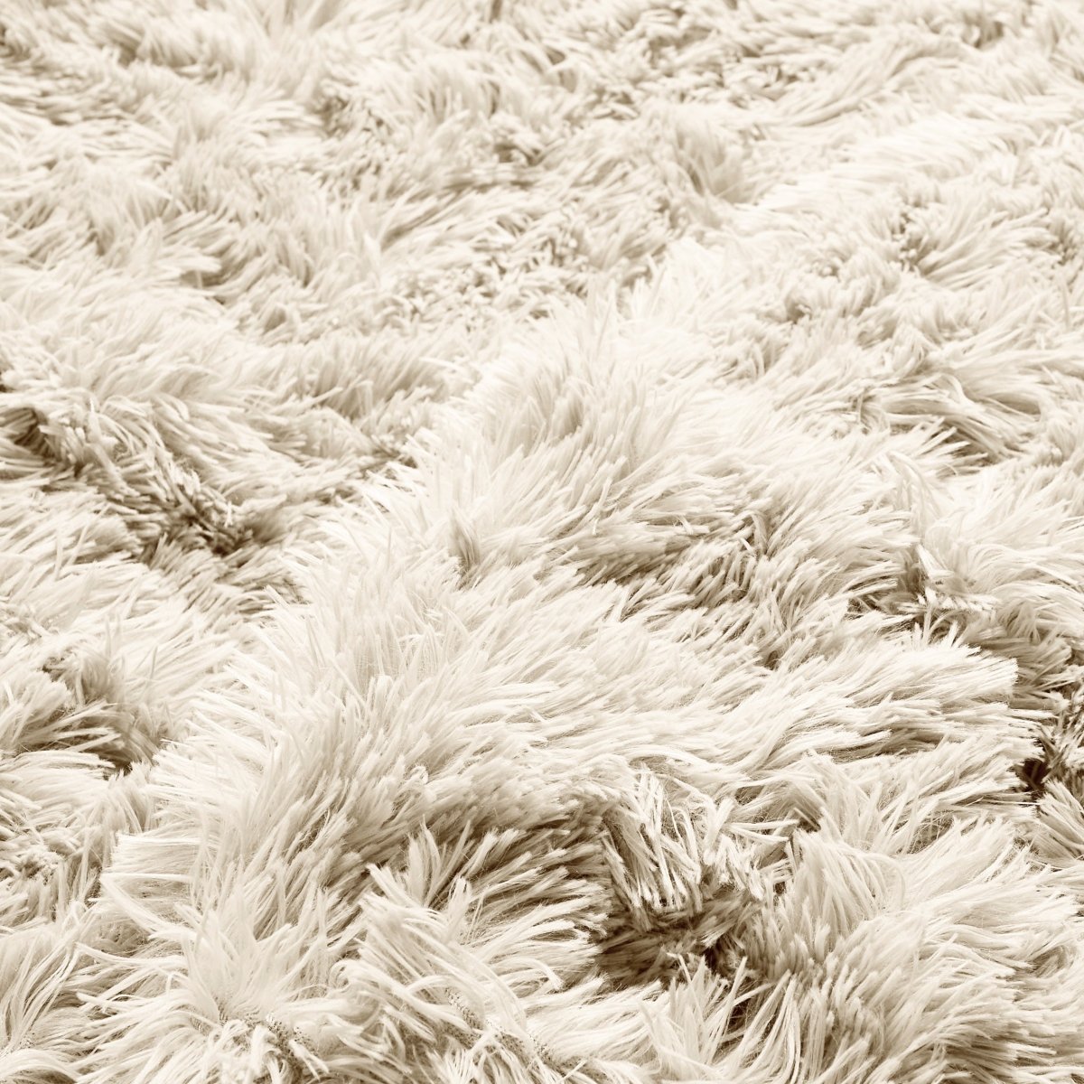 Close-up of a shaggy duvet cover