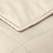 Close-up of a cotton weighted blanket