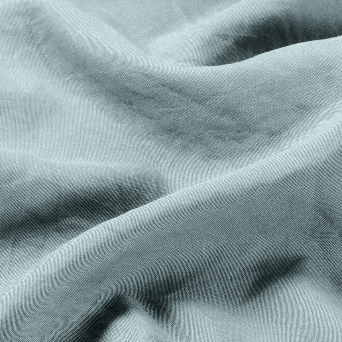 Close-up of the washed sheet set fabric