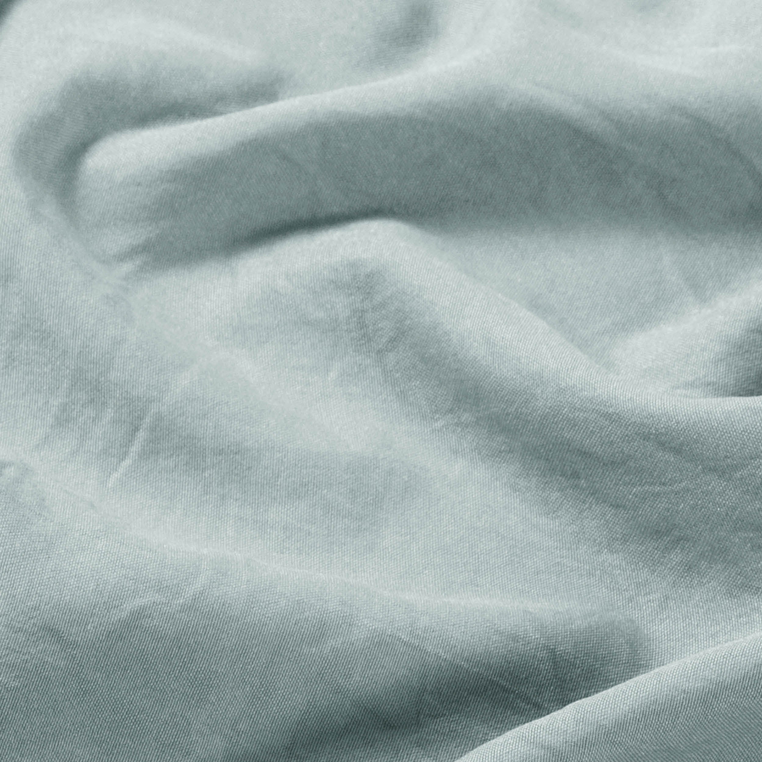 Close-up of washed fabric with visible texture