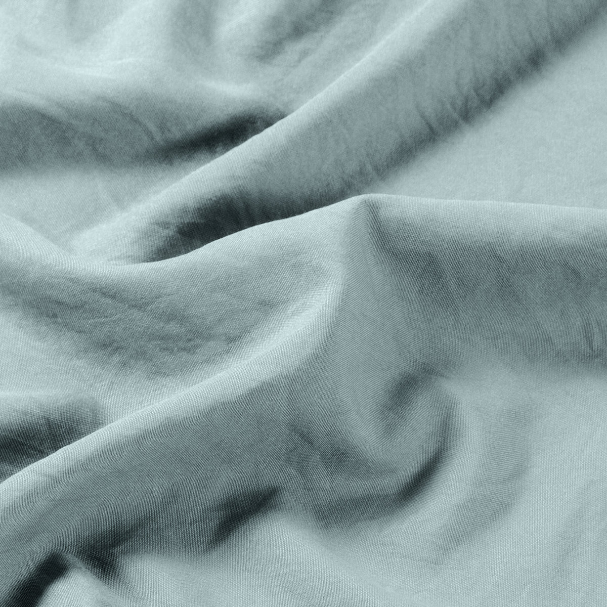 Close-up of washed fabric with folds