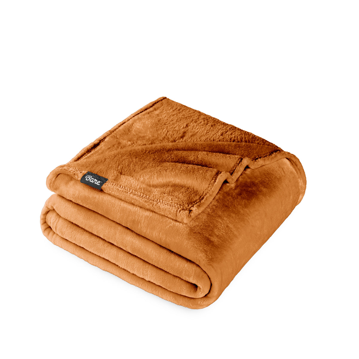 Microplush blanket folded neatly