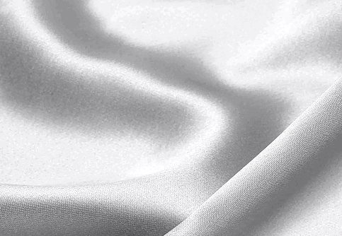 Closeup of light gray Silk fabric swatch