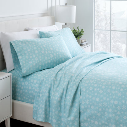 Print Flannel Sheet Set