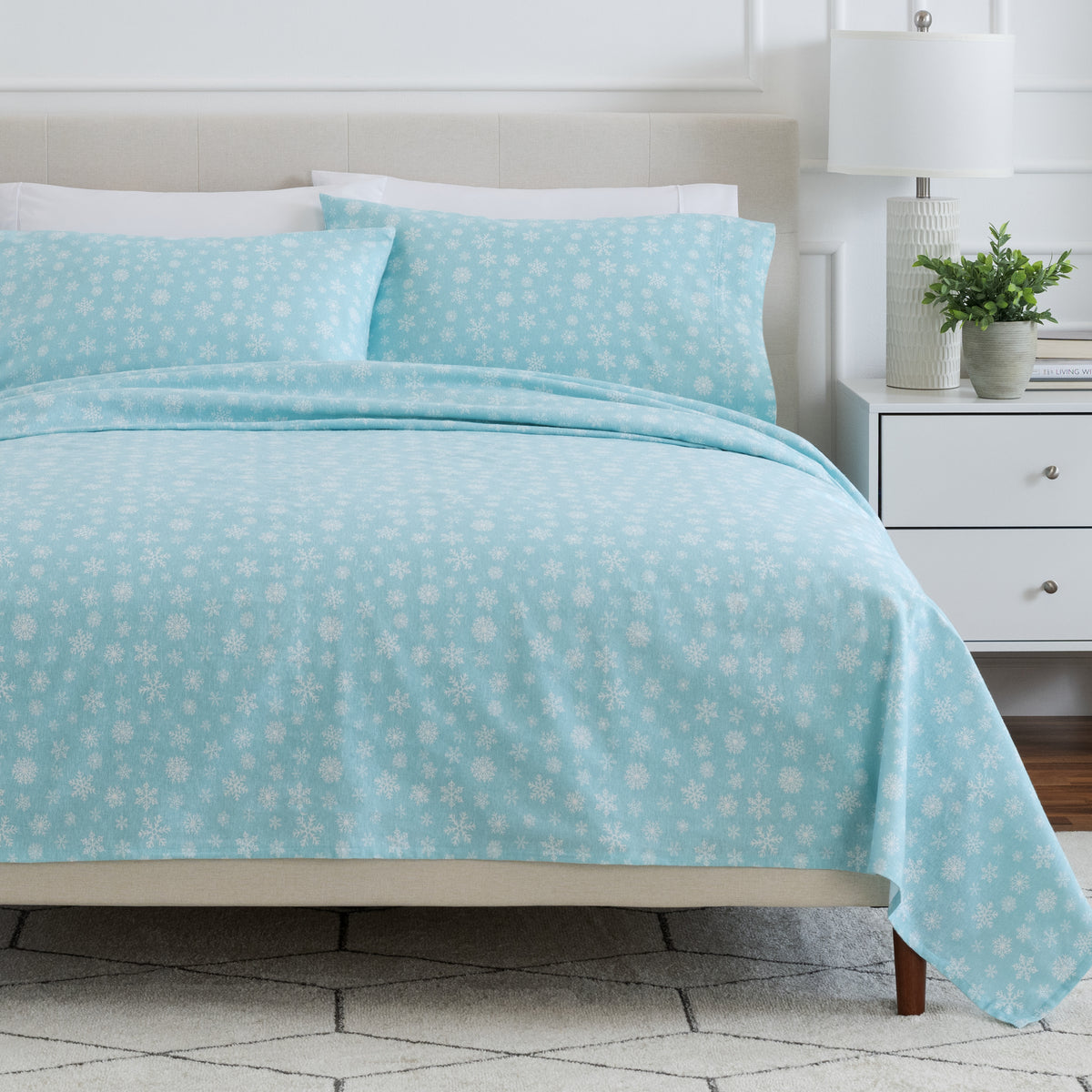 Print Flannel Sheet Set