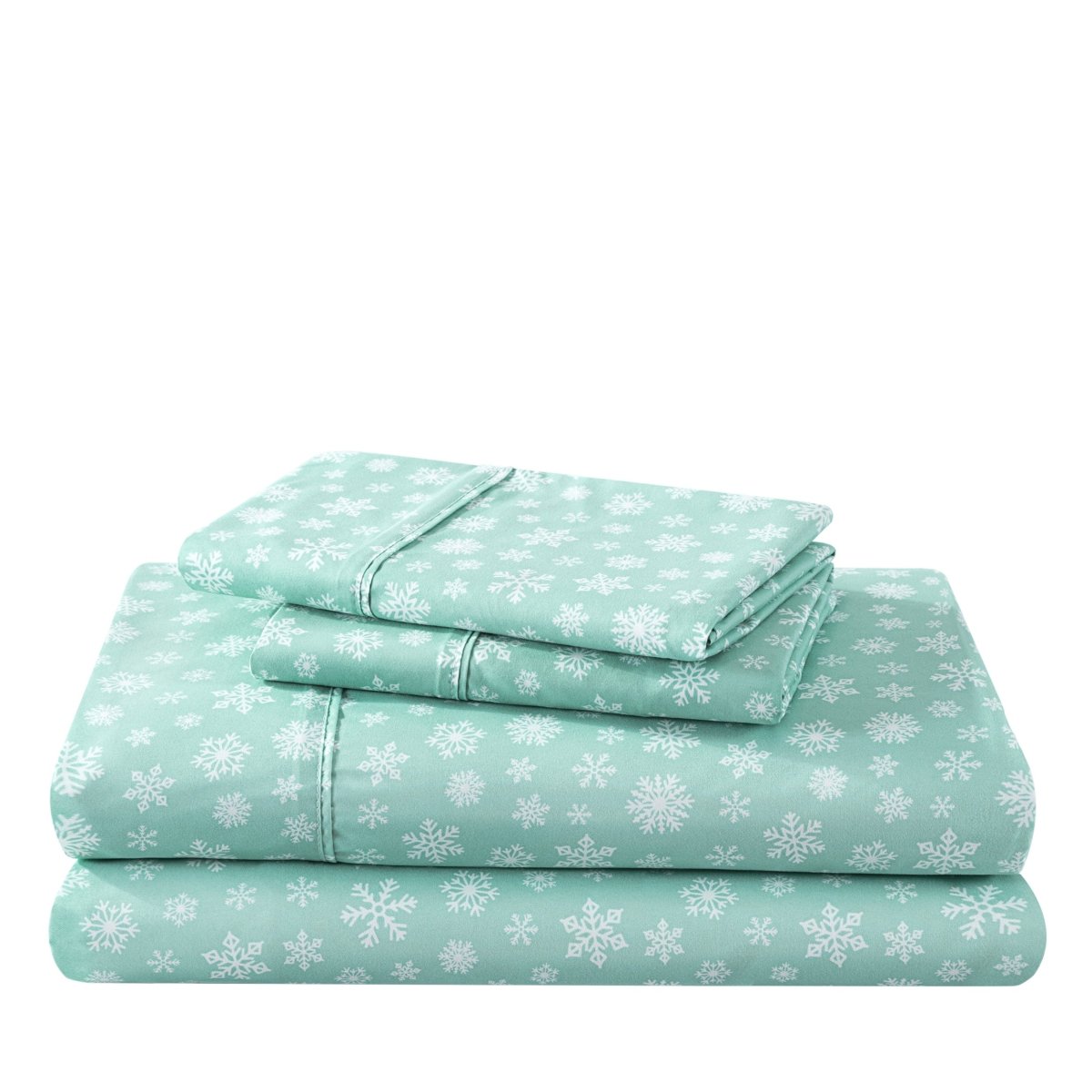 Printed sheets folded and stacked