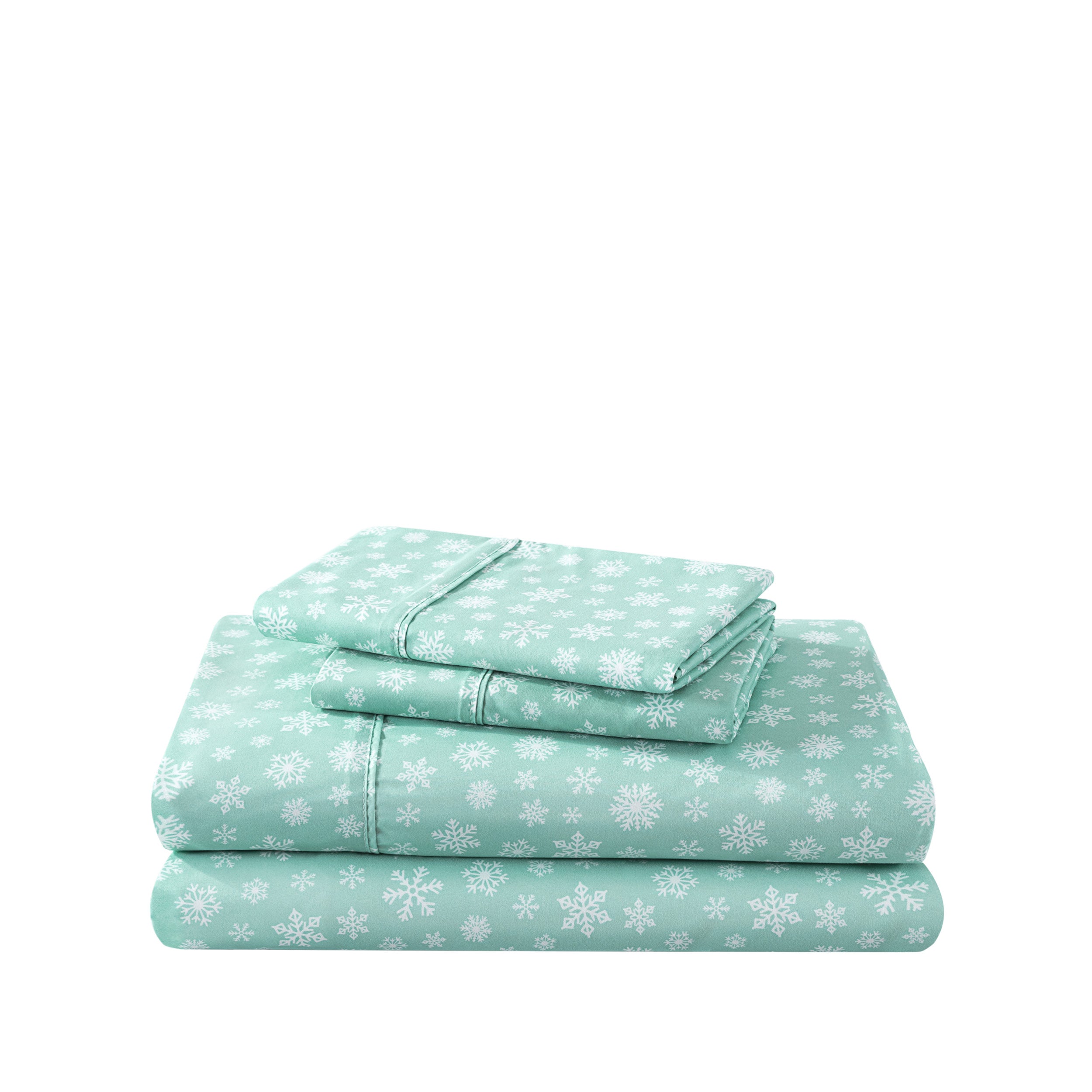 Printed sheets folded and stacked