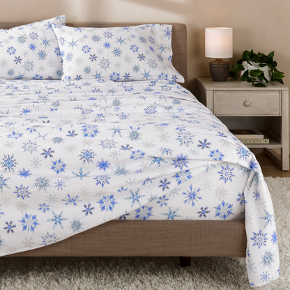 Print Flannel Sheet Set