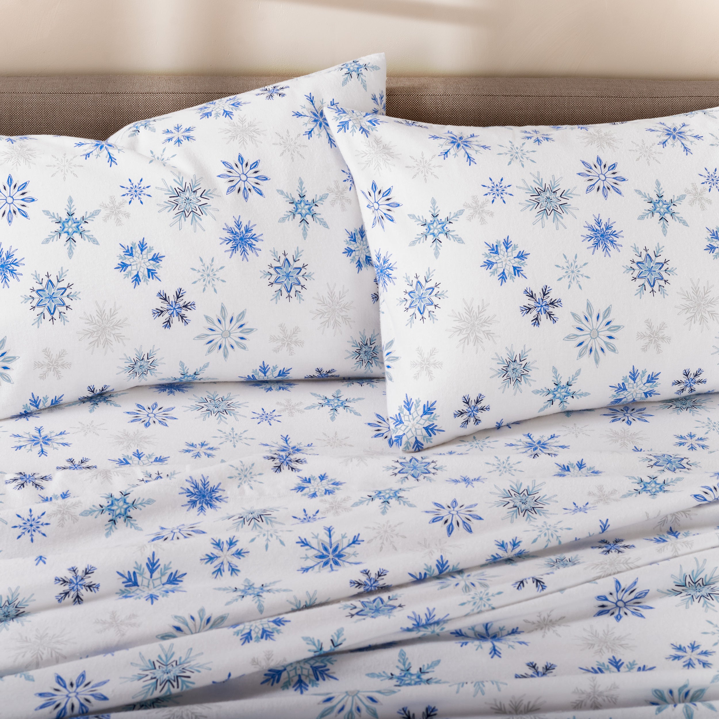 Print Flannel Sheet Set