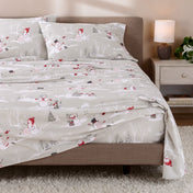 Print Flannel Sheet Set