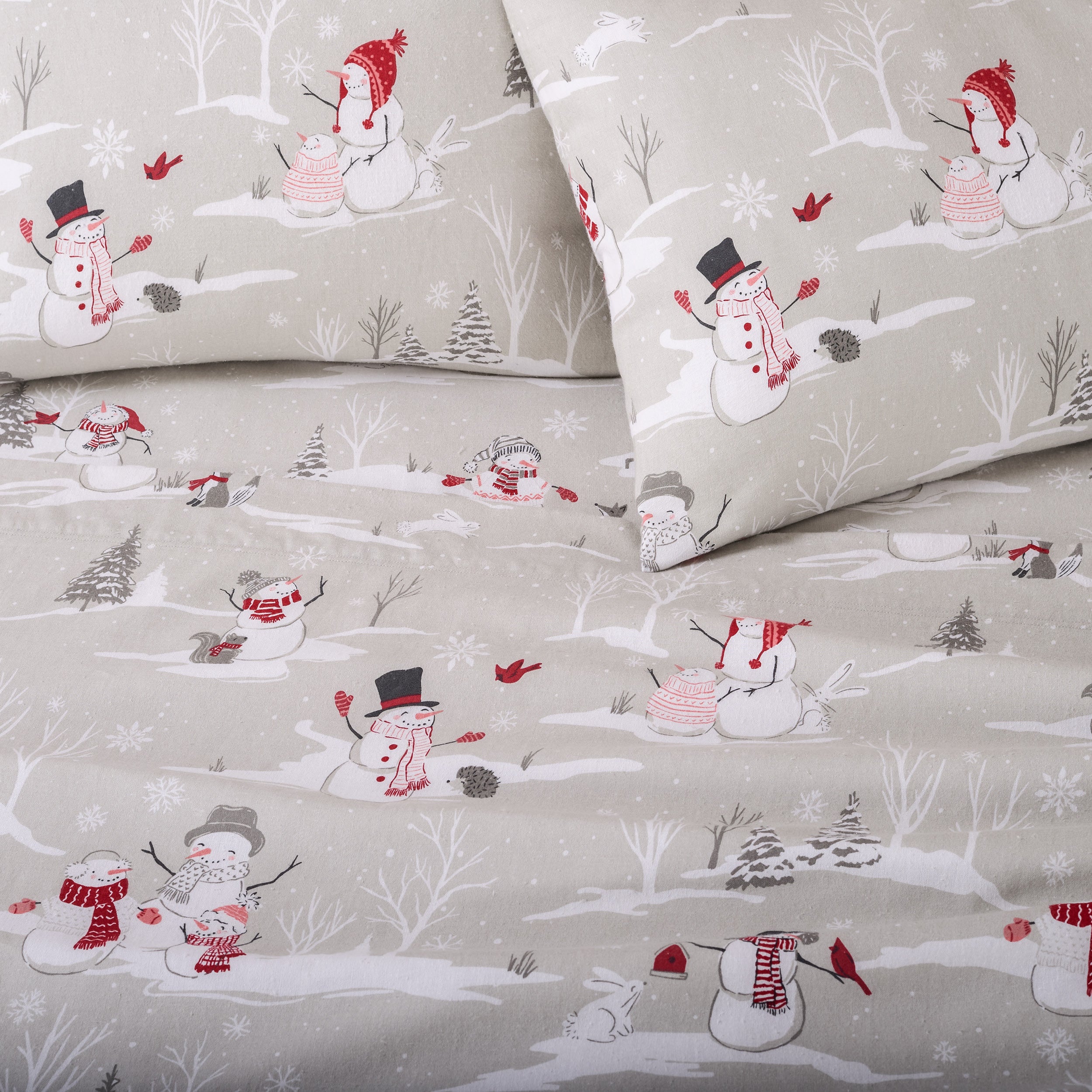 Print Flannel Sheet Set