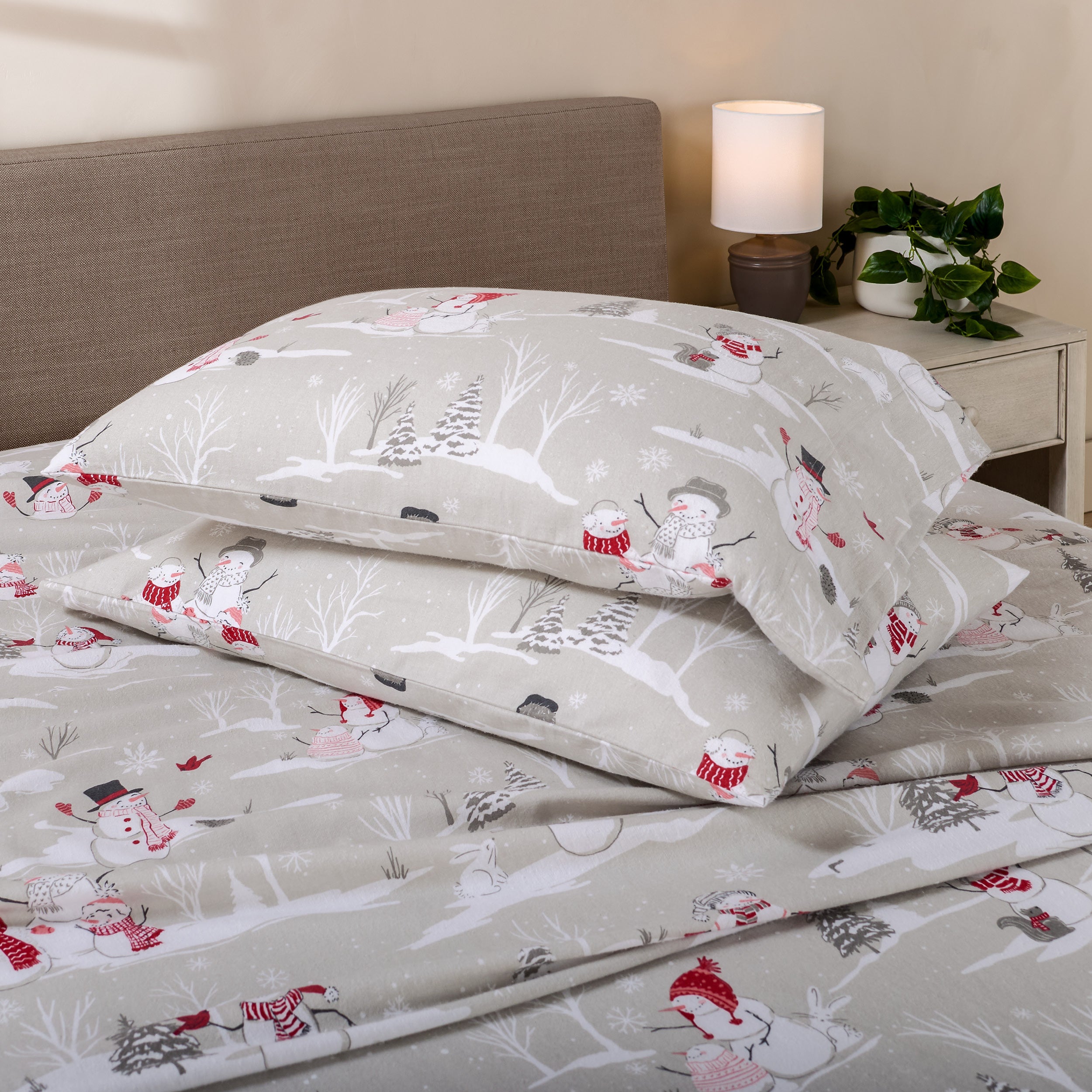 Print Flannel Sheet Set