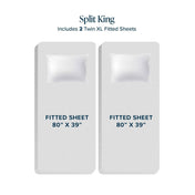 Split King fitted sheet dimensions