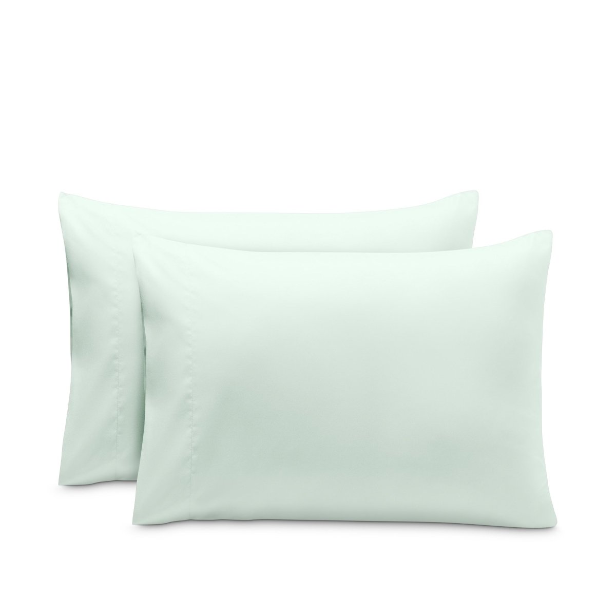 2 pillowcases on pillows