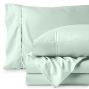 Microfiber sheets folded neatly