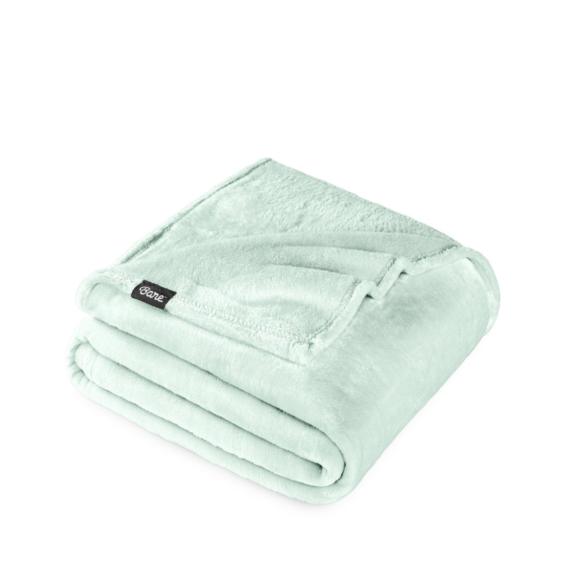 Microplush blanket folded neatly