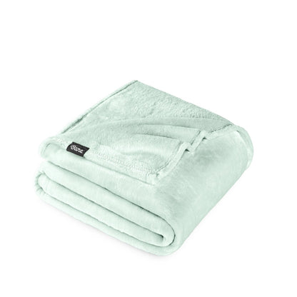 Microplush blanket folded neatly