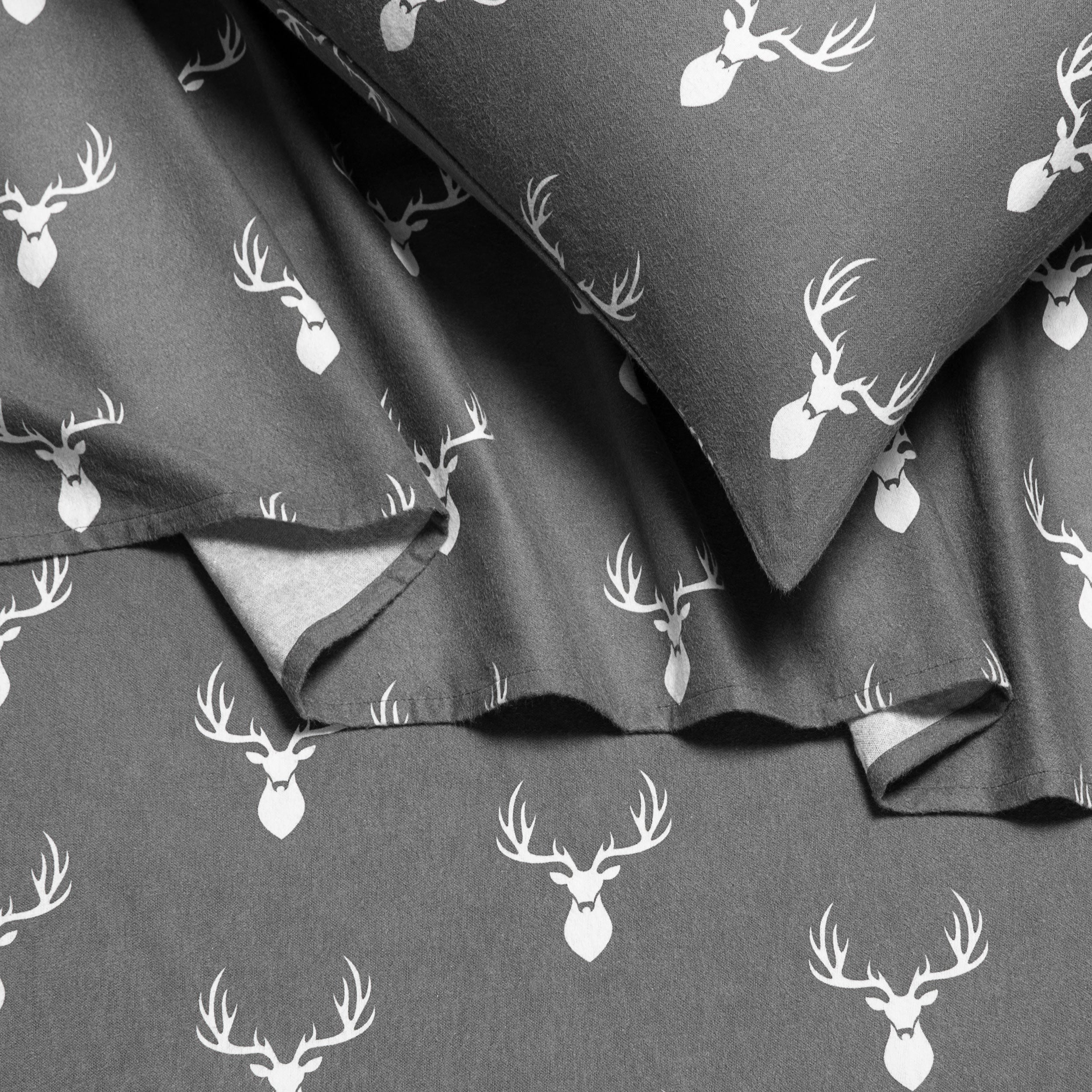 Print Flannel Sheet Set