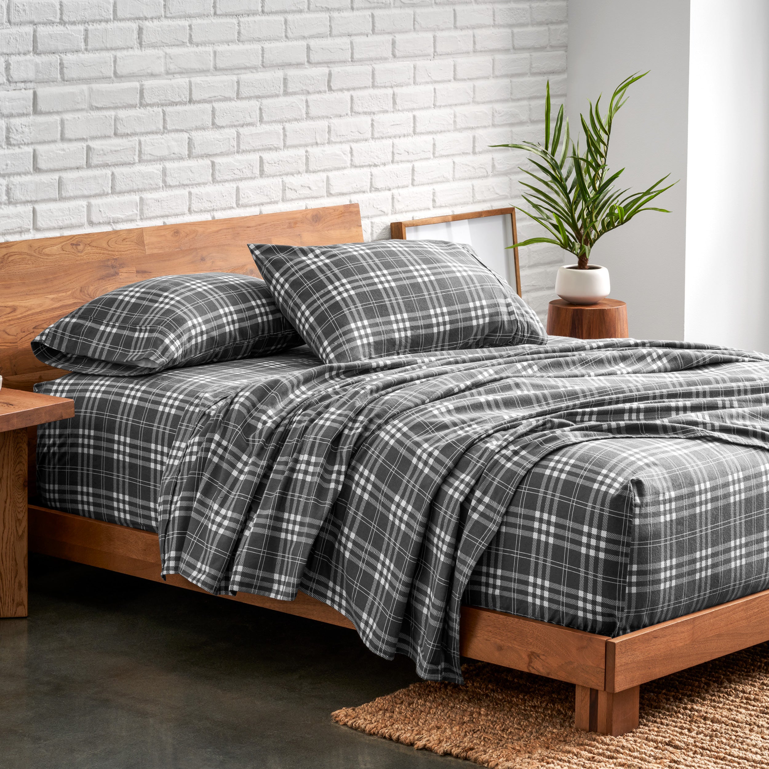 Print Flannel Sheet Set