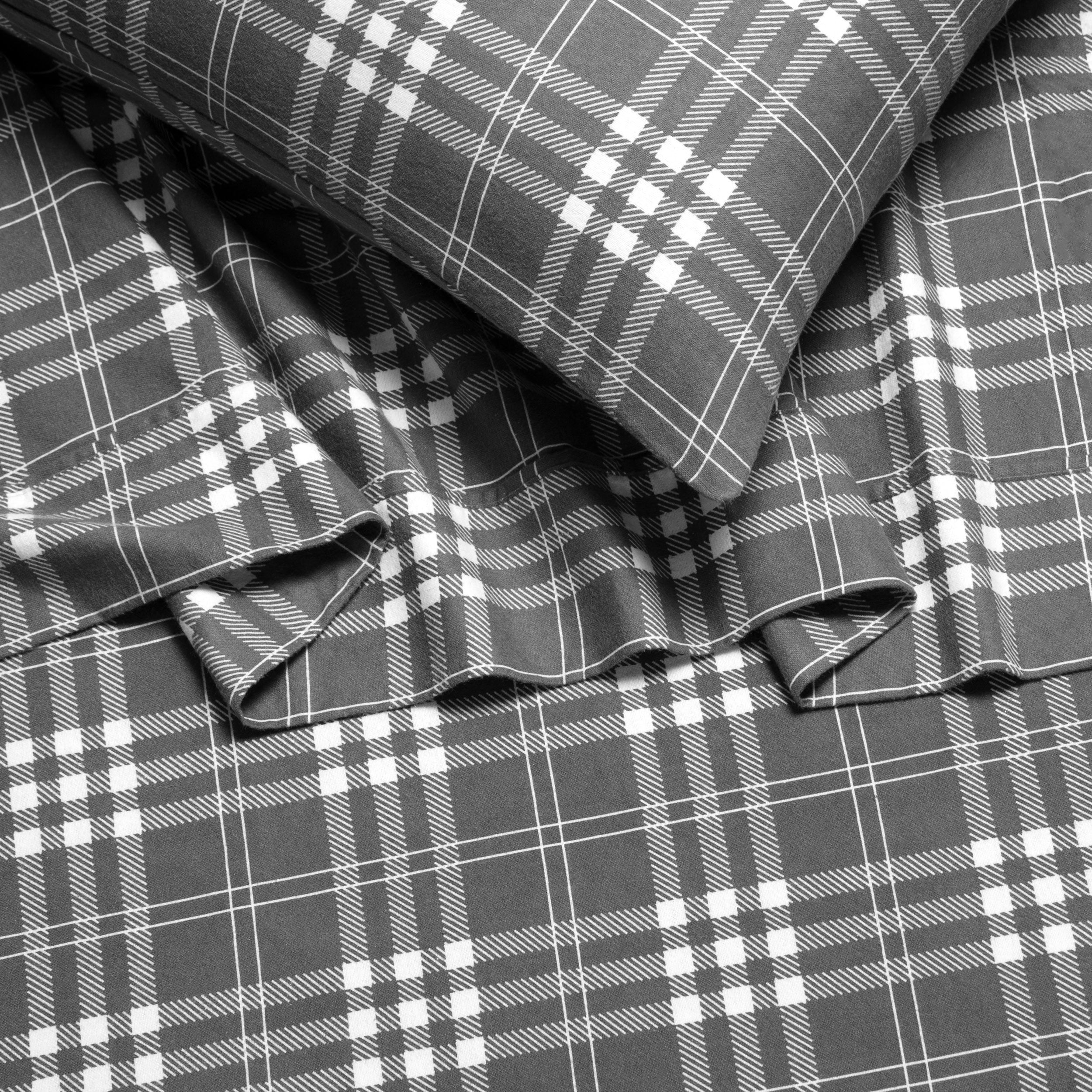 Print Flannel Sheet Set