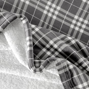 Close-up of both sides of a printed sherpa blanket