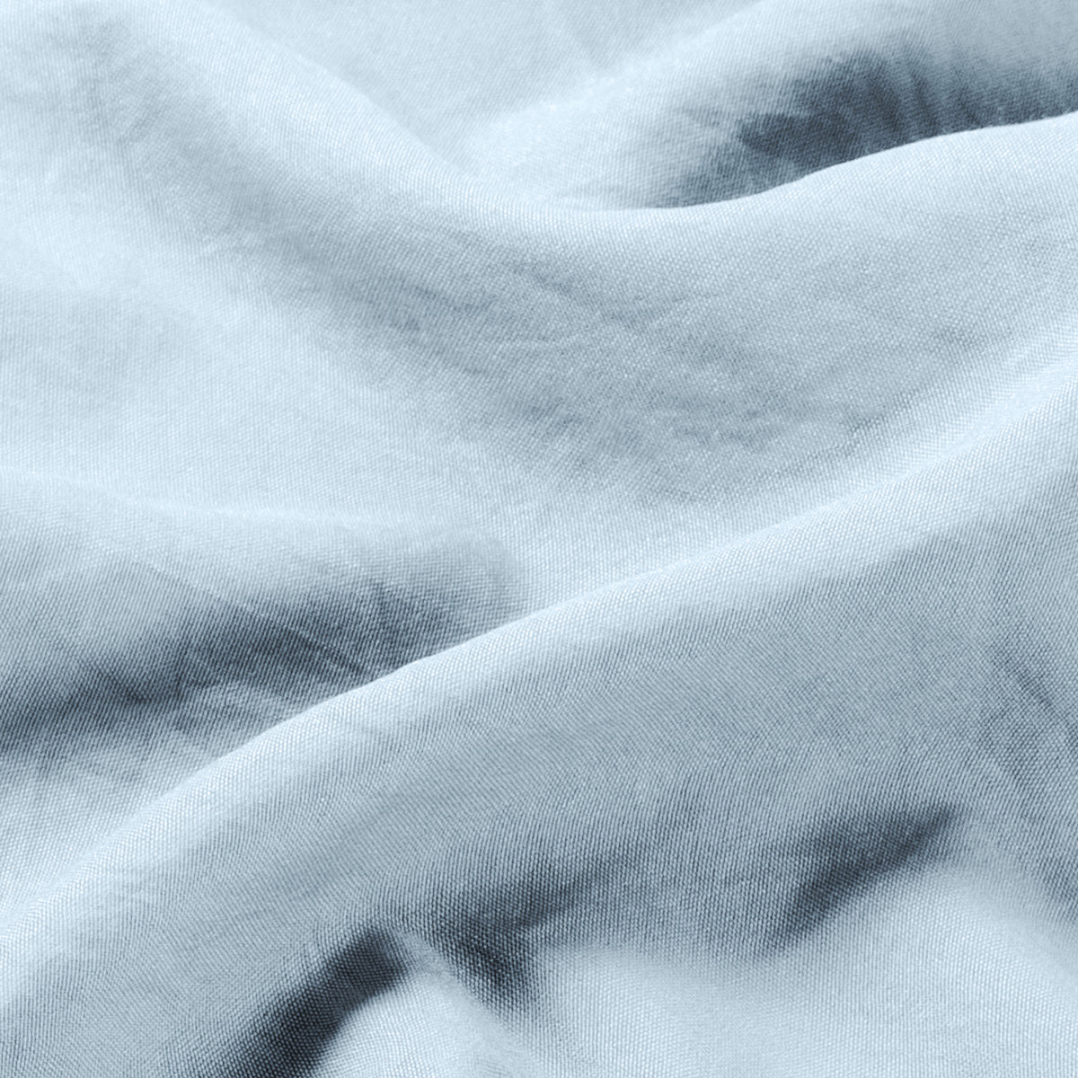 Close-up of the washed sheet set fabric
