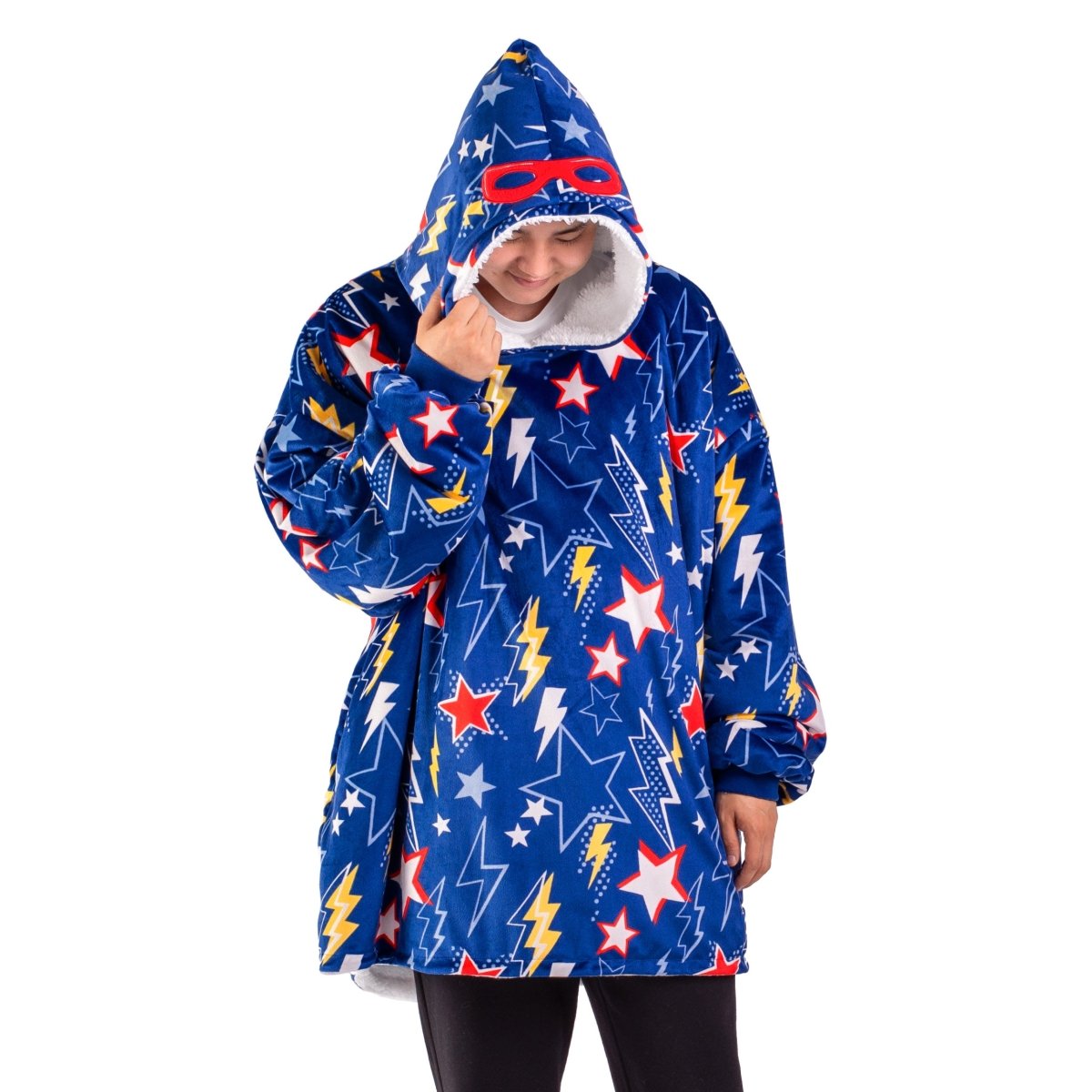 Close up of a Bare Home wearable blanket