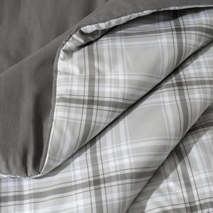 Close-up of comforter on a bed
